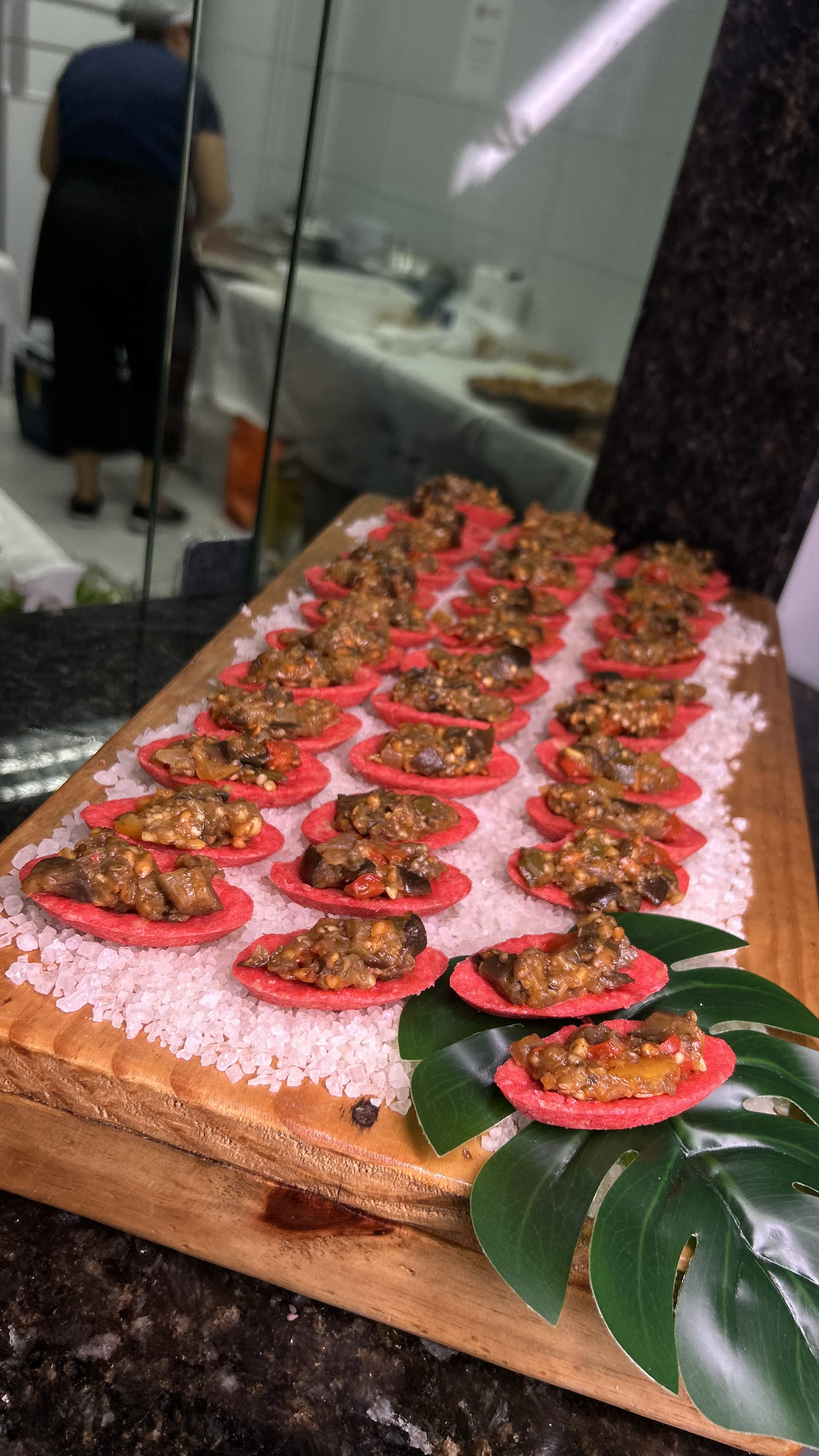 Catering de alto padrao em ambiente corporativo